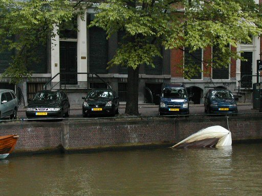 sunken boat